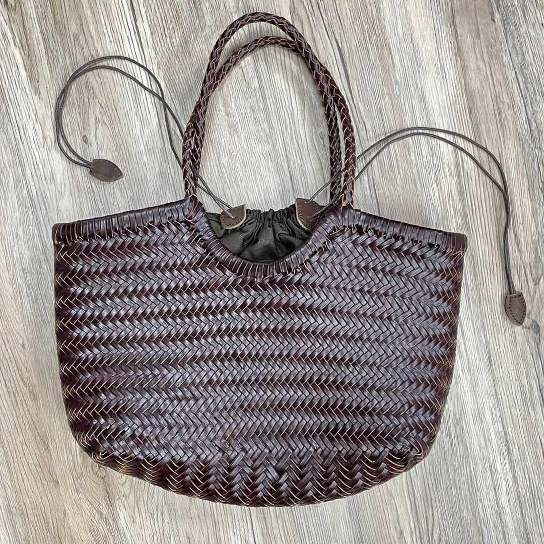 Aneta Sac fourre-tout en simili cuir tressé