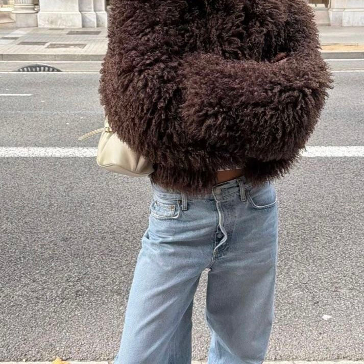 Manteau en fausse fourrure Priscilla