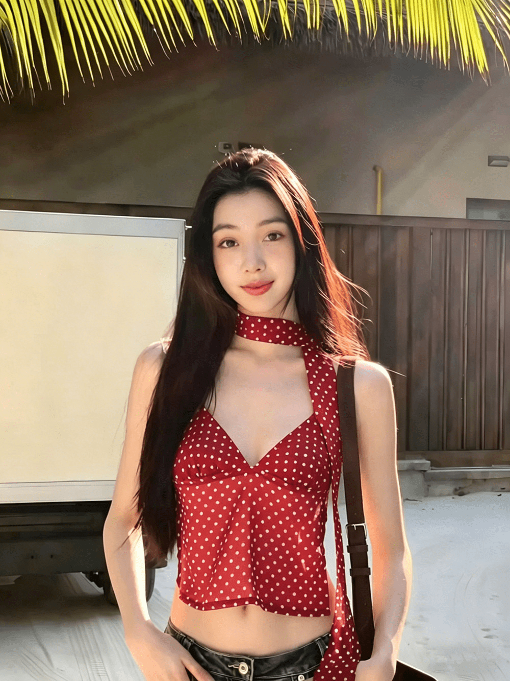 Phoebe Cami Dos Nu à Pois