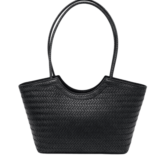 SOKYND Anna Woven Faux Leather Bag BagsuR1774219786661601561BlackRegular