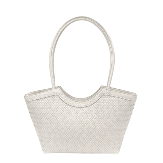 SOKYND Anna Woven Faux Leather Bag BagspJ1774219786661769528WhiteRegular