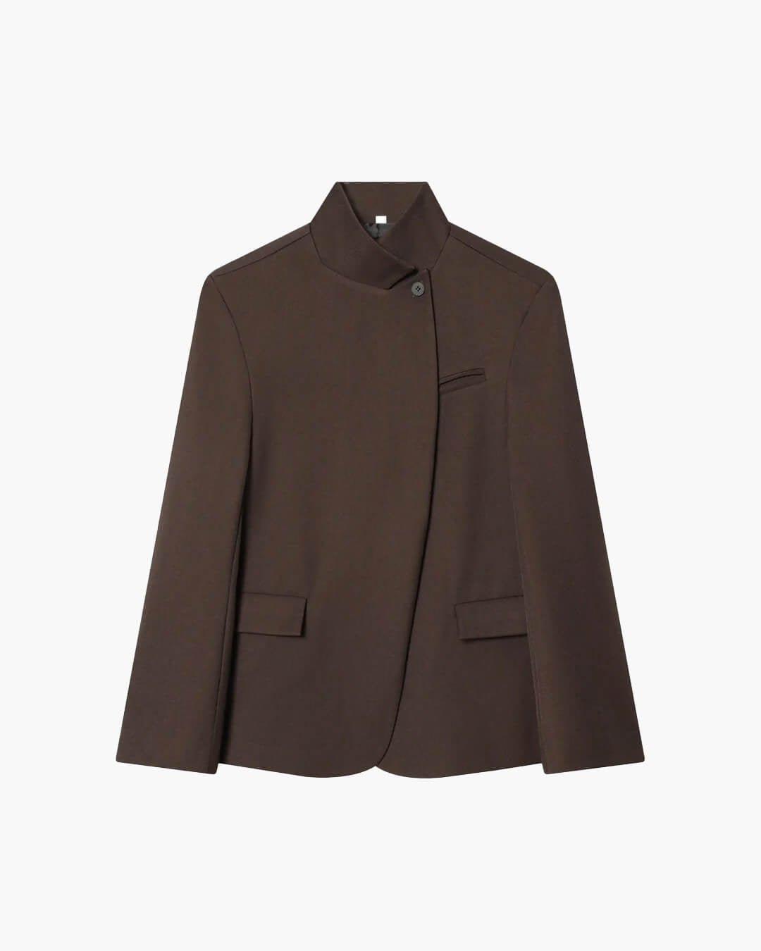 SOKYND Annie Vintage Asymmetric Blazer JacketSOKYND-119575-BRO-XS-07447BrownXS