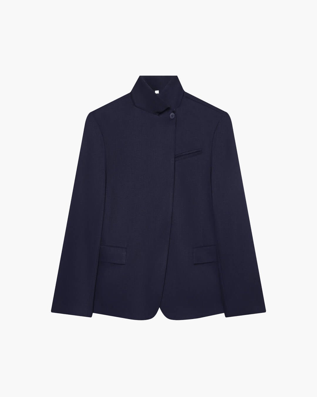 SOKYND Annie Vintage Asymmetric Blazer JacketSOKYND-119575-NAV-XS-31735Navy BlueXS