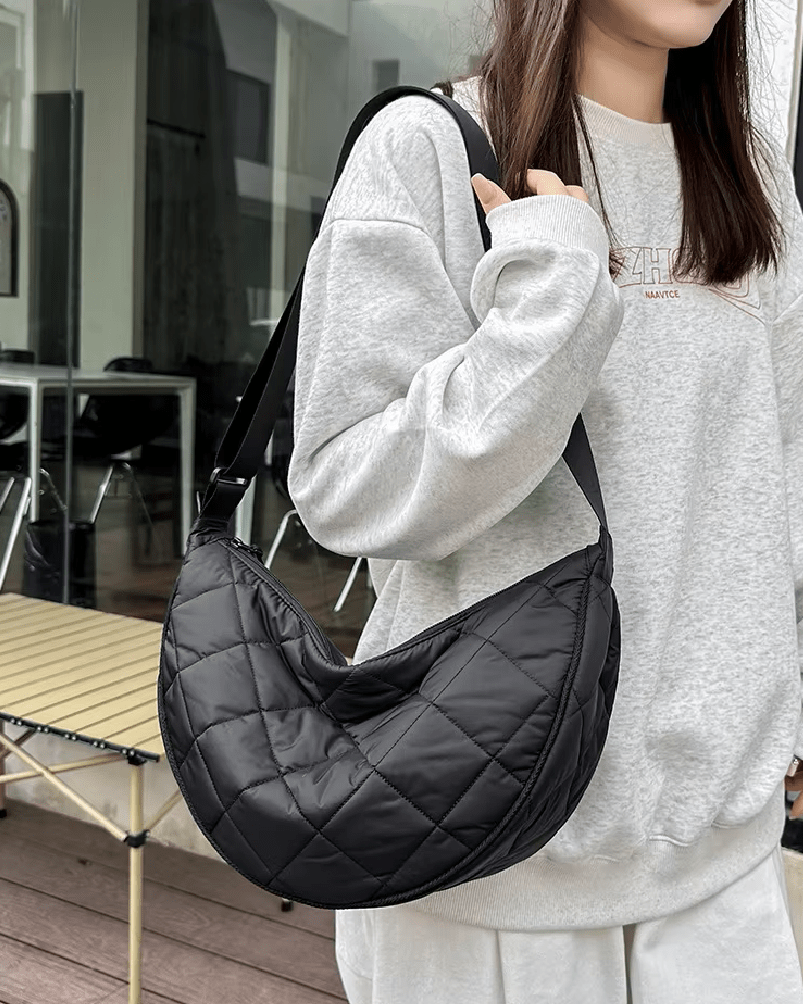SOKYND Clara Nylon Crossbody Belt Bag BagSOKYND-266199-DAR-OS-50135Darkbrown
