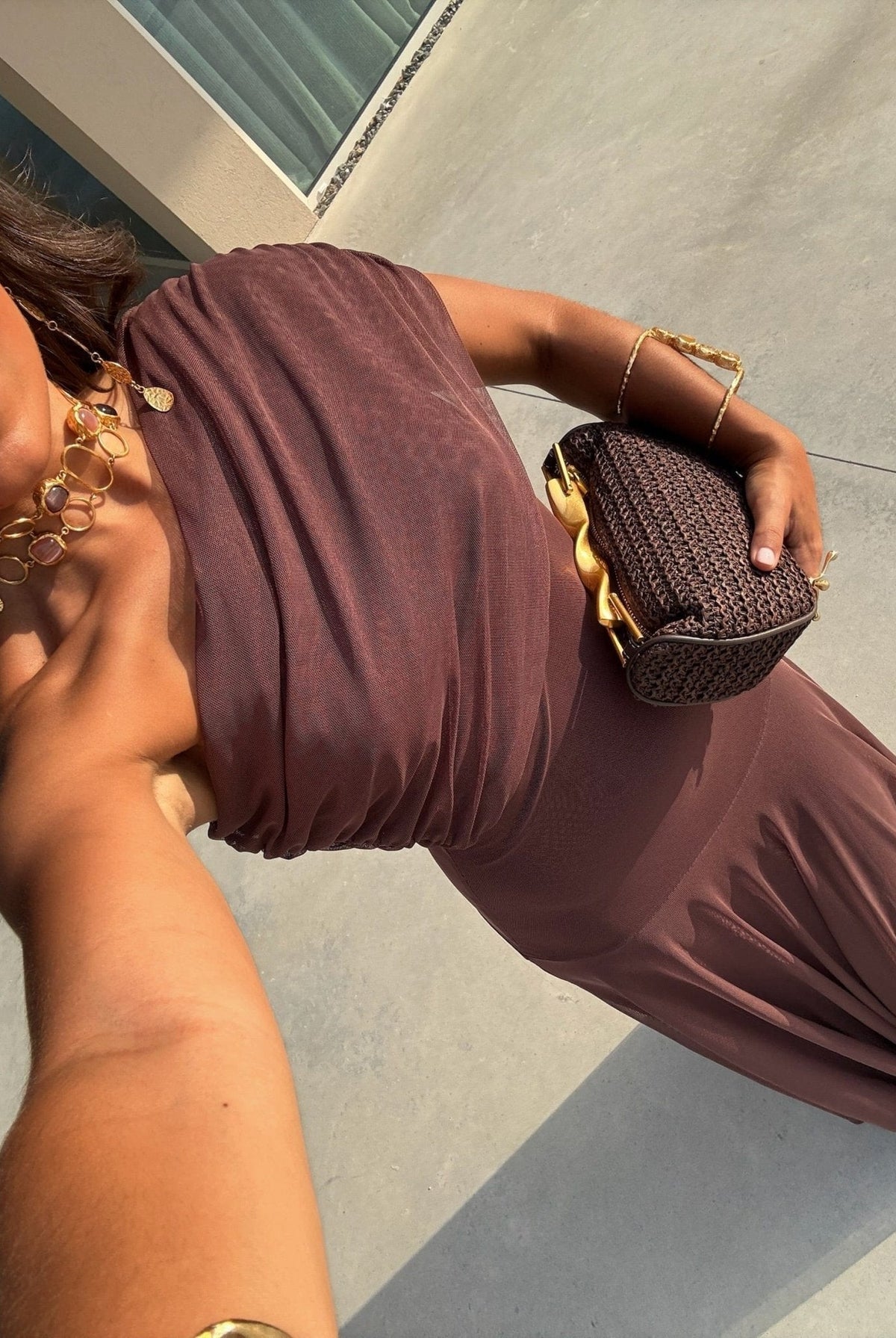 Clarice Mesh Maxi Dress