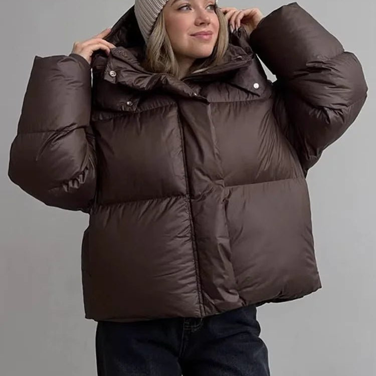 SOKYND Ellie Lightweight Puffer Jacket JacketSOKYND-336983-BRO-S-20791BrownS