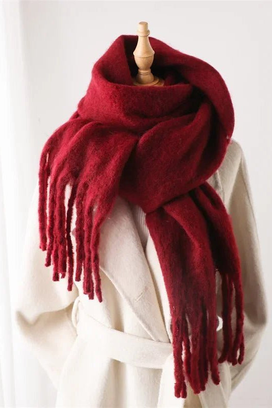 SOKYND Emilia Tasseled Winter Scarf AccessoriesSOKYND-388311-BLA-OS-71703Black