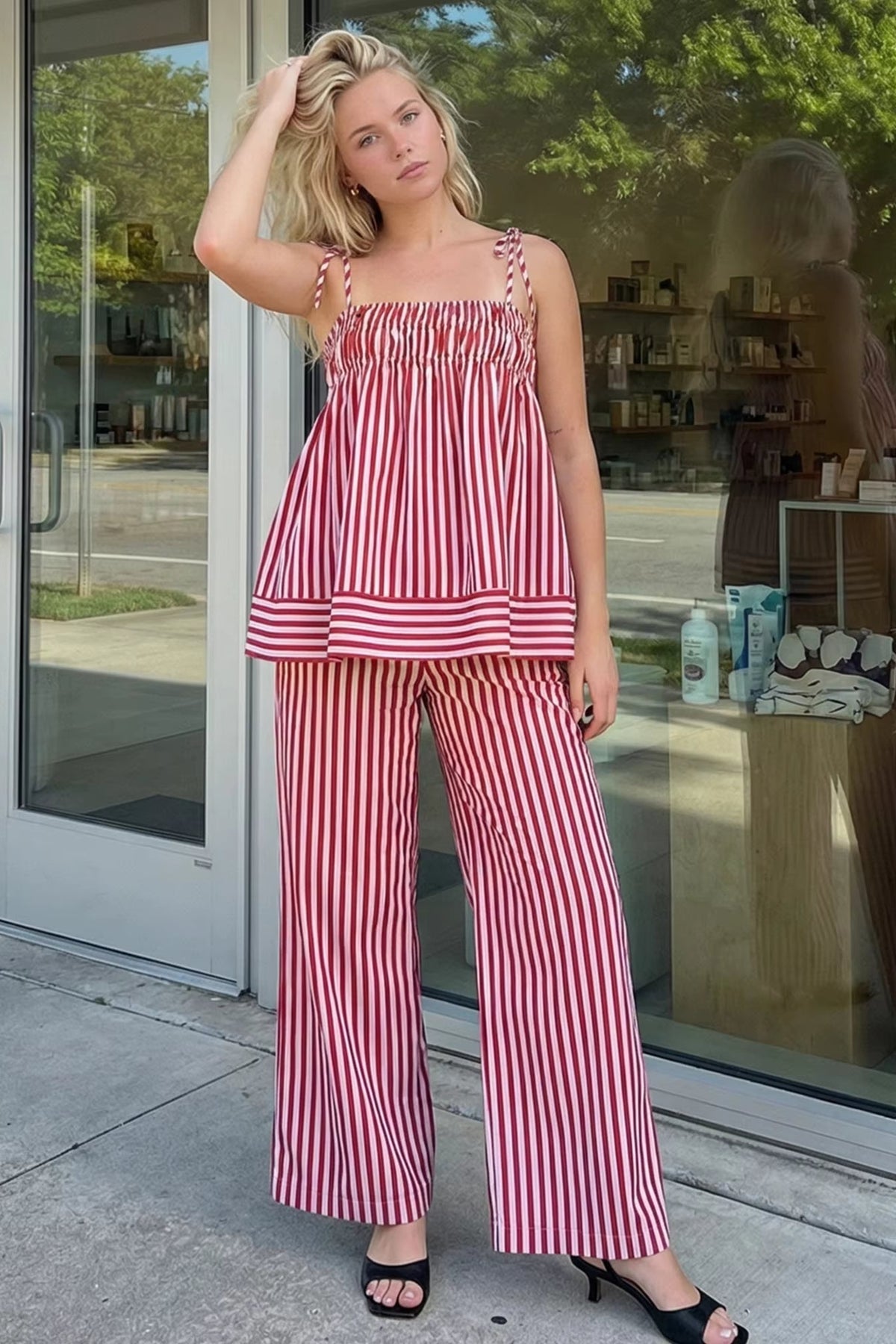 SOKYND Fiona Striped Pajama Set Pajama SetSOKYND-456023-S-OS-51479S