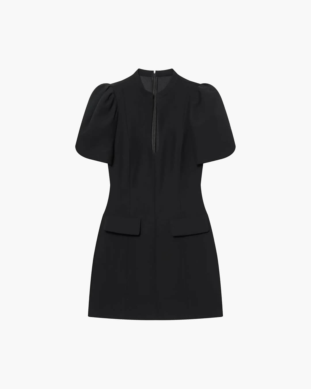 SOKYND Kaira Puff Sleeve Mini Dress DressBlackS