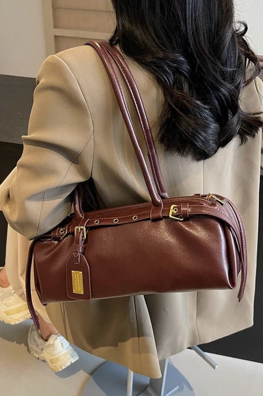 SOKYND Melanie Structured Shoulder Bag BagSOKYND-358103-WIN-OS-01719Wine