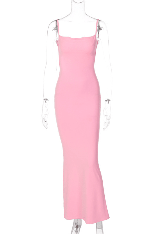 SOKYND Nadira V Neck Strap Midi Dress DressLight GreenXS