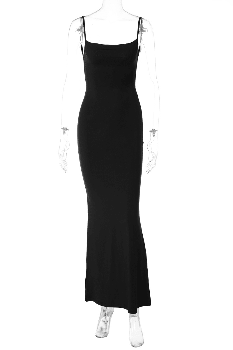 SOKYND Nadira V Neck Strap Midi Dress DressLight GreenXS