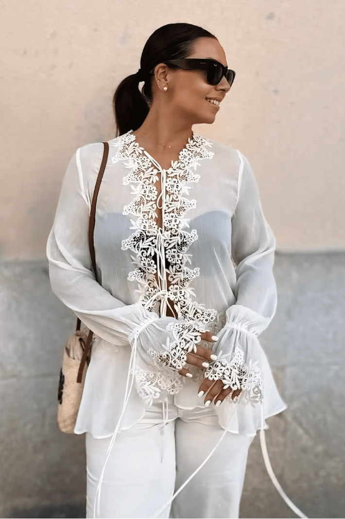 SOKYND Nicole Hollowed Out Cardigan CardiganSOKYND-390487-WHI-L-85943WhiteL