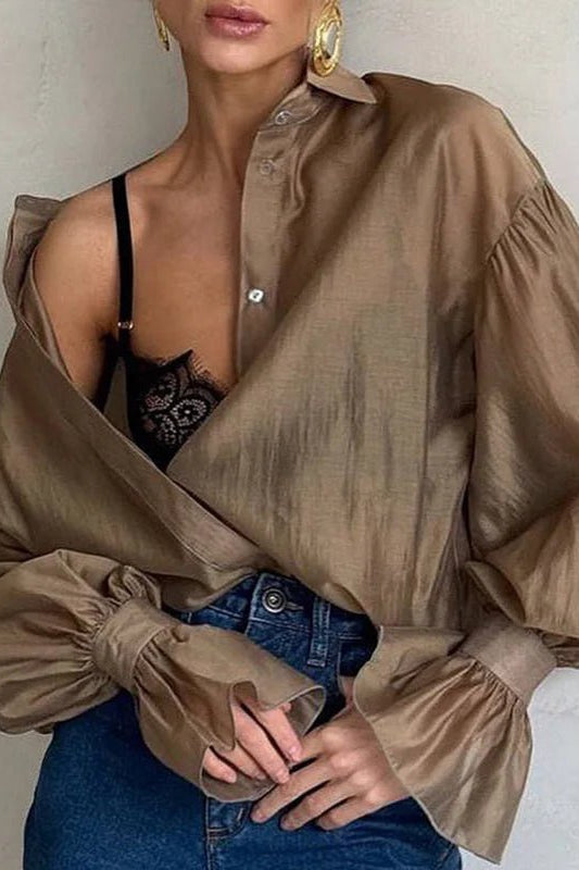 SOKYND Quintin Flared Sleeve Loose Blouse Tops1005009578869867-;bf1774570740615405420CoffeeS
