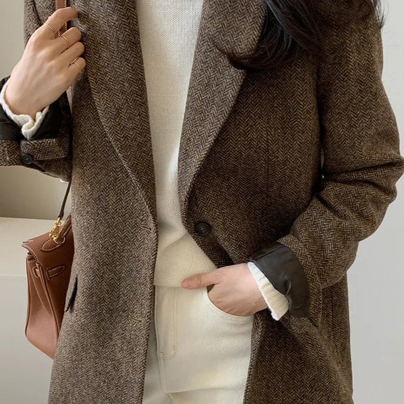 SOKYND Rebecca Oversized-Fit Blazer JacketSOKYND-644759-BRO-S-62103BrownS