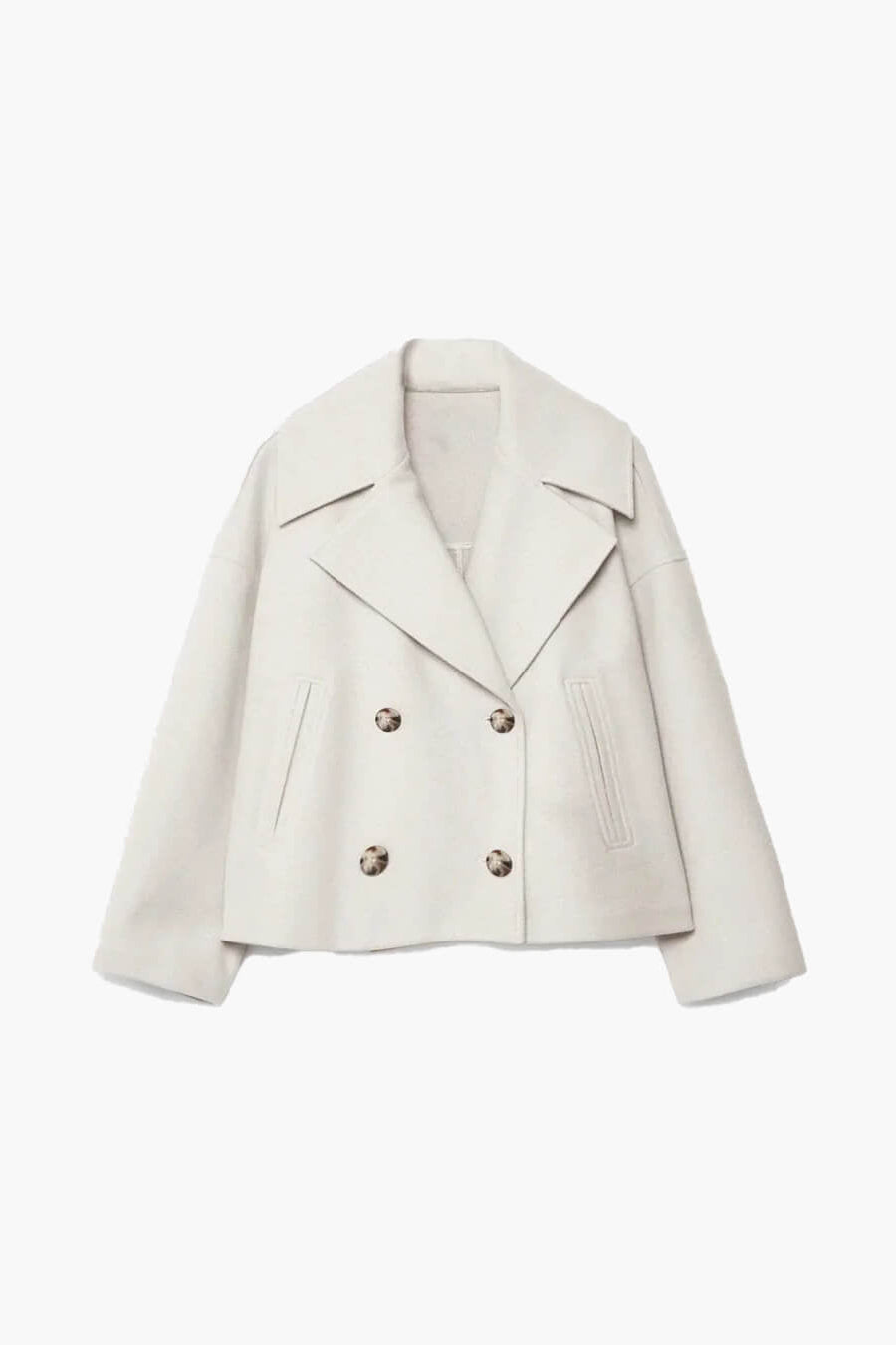 SOKYND Vannie Short Double - Breasted Coat Coats & JacketsWo1772777205893621202Navy BlueS