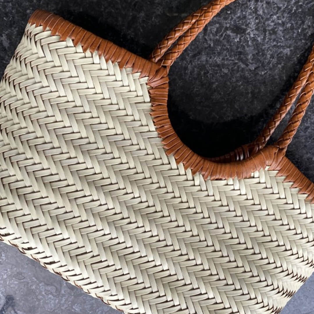 Aneta Sac fourre-tout en simili cuir tressé