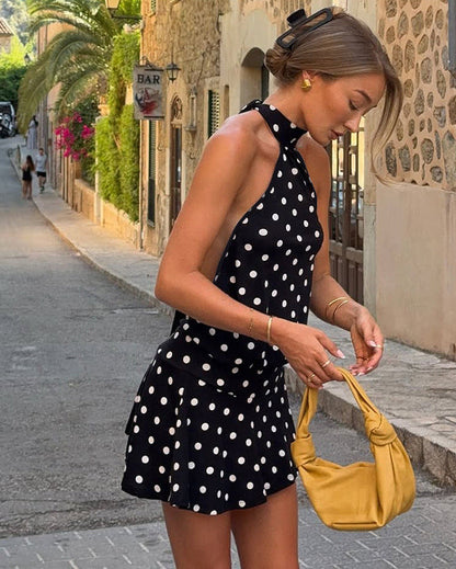Maya Mini-robe Bustier à Dos Ouvert