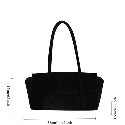 Sac bandoulière Alicia en suède vintage