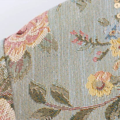 Veste courte Lily en jacquard vintage