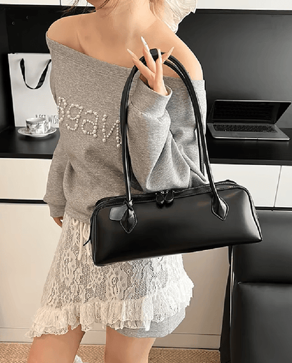 Emily Vintage Crossbody en cuir synthétique
