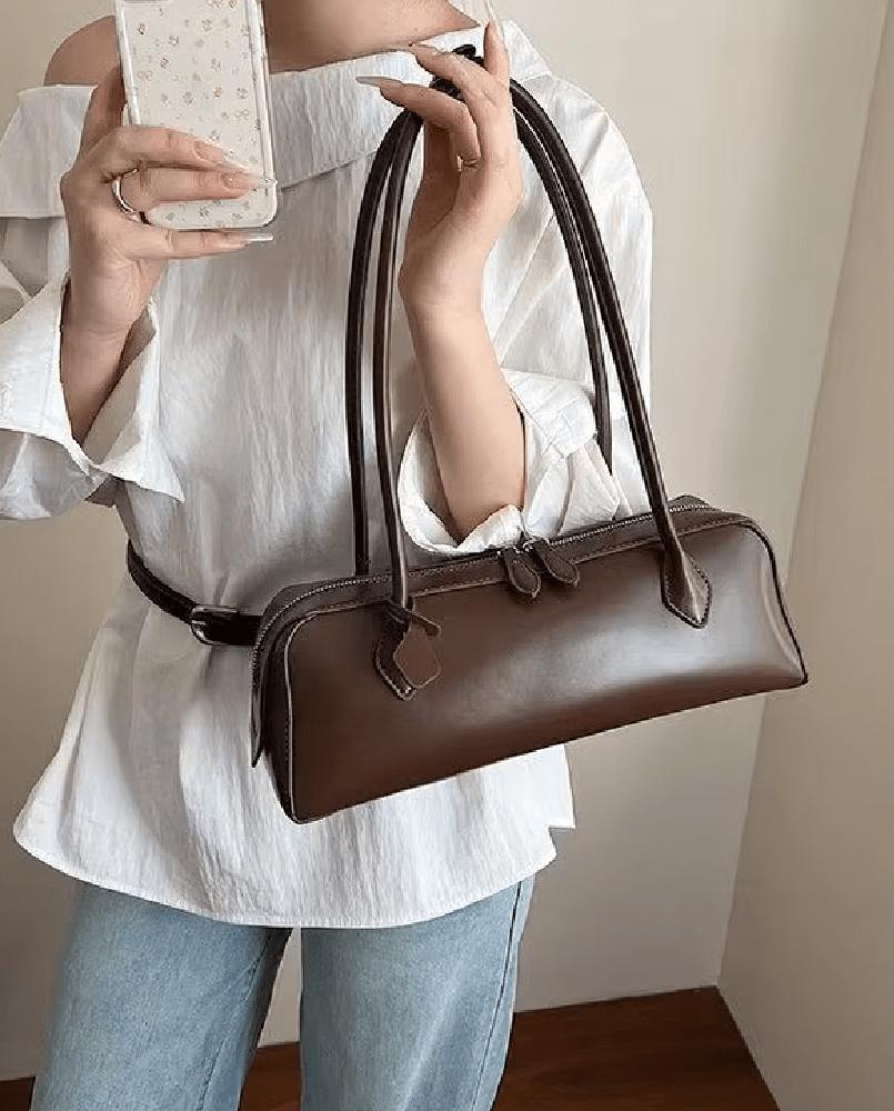 Emily Vintage Crossbody en cuir synthétique
