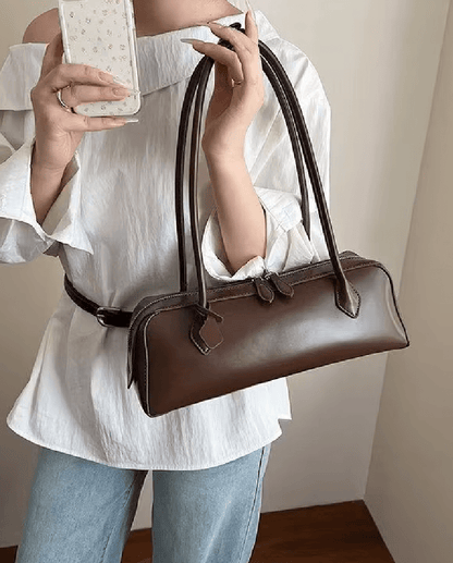 Emily Vintage Crossbody en cuir synthétique