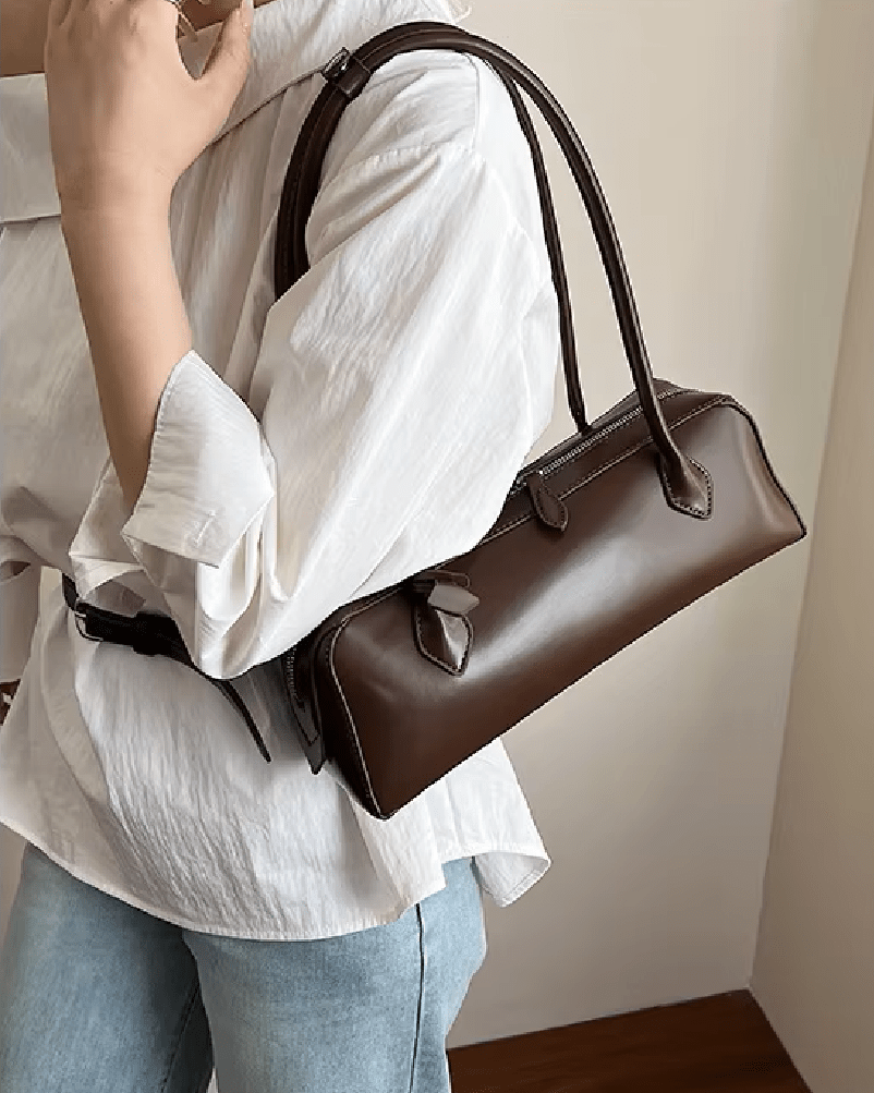 Emily Vintage Crossbody en cuir synthétique