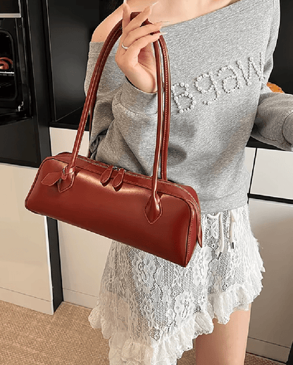 Emily Vintage Crossbody en cuir synthétique
