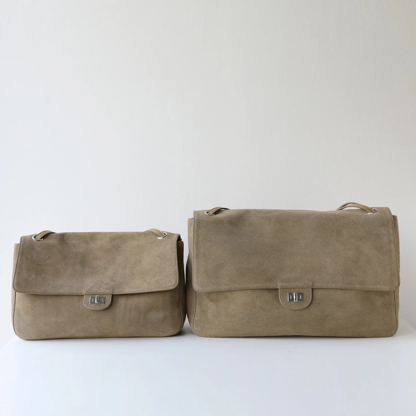 Sac cabas rétro Olivia en cuir givré.