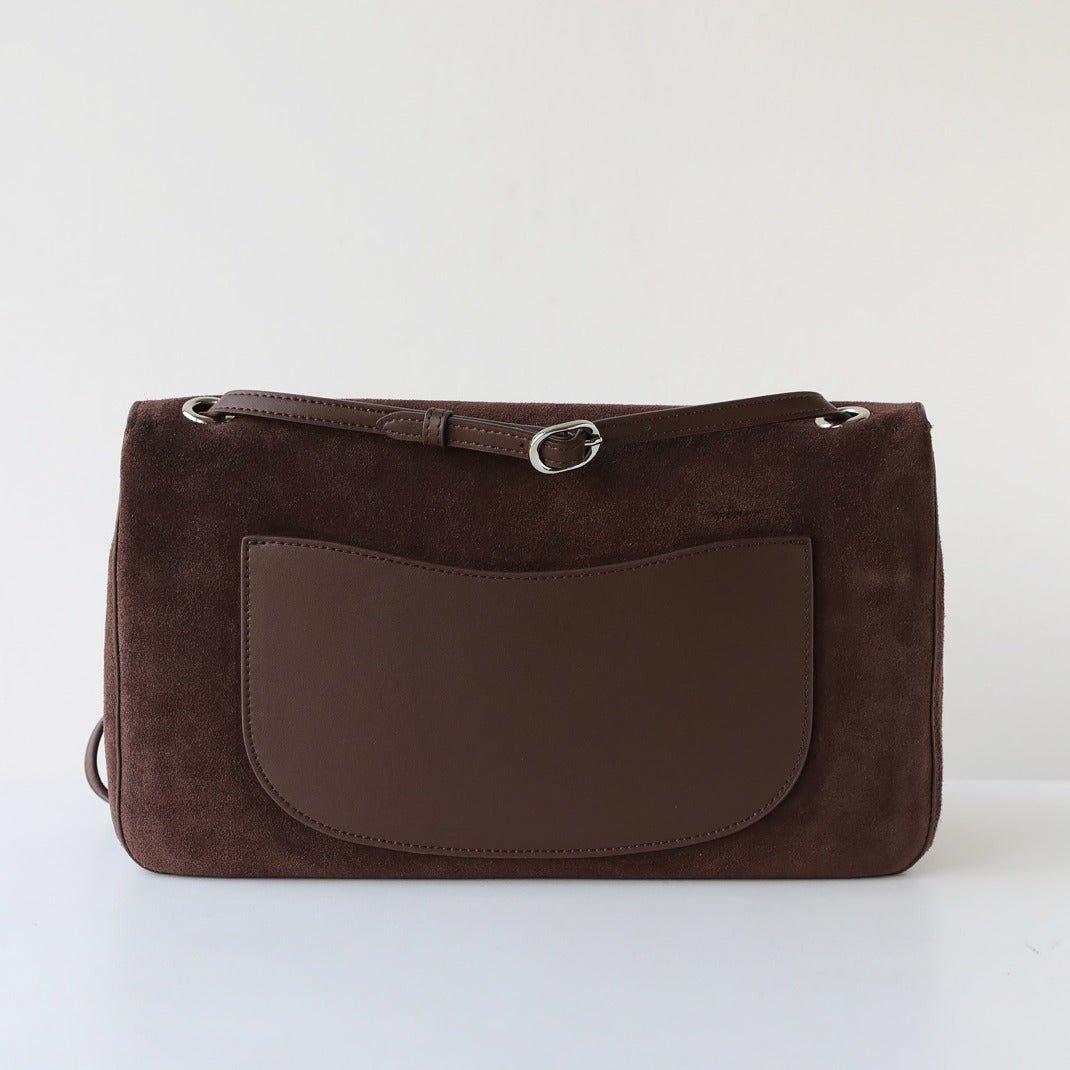 Sac cabas rétro Olivia en cuir givré.