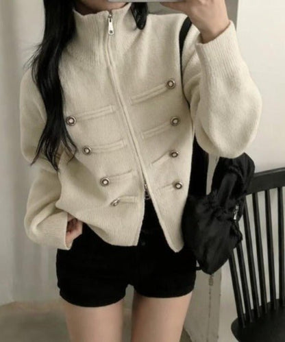 Amelia Turtleneck Zip Knit Cardigan