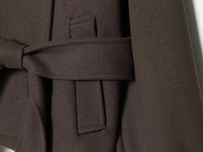 Manteau ceinturé croisé Alicia