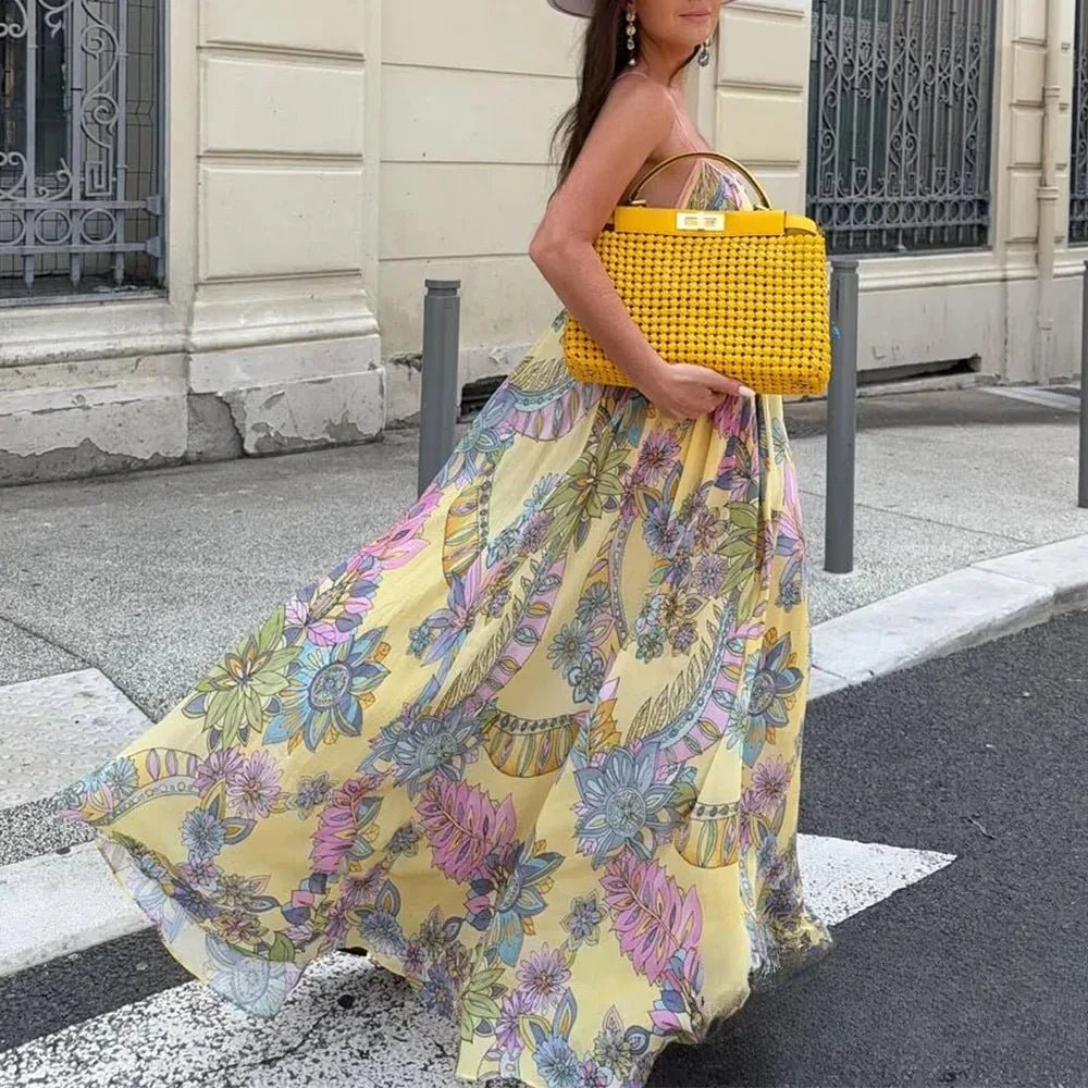 Robe Cami en Chiffon Fleurie Jesse
