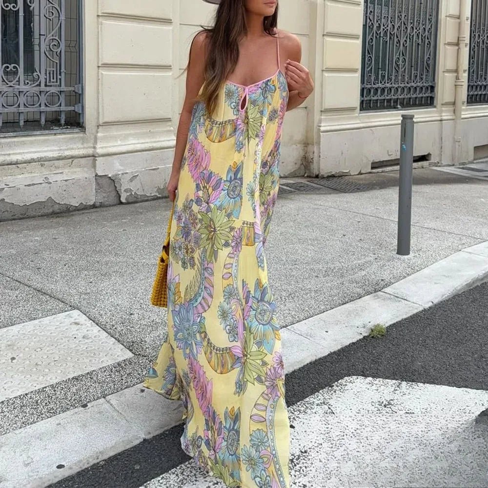 Robe Cami en Chiffon Fleurie Jesse