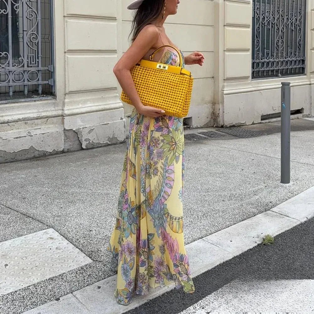 Robe Cami en Chiffon Fleurie Jesse