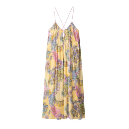 Robe Cami en Chiffon Fleurie Jesse