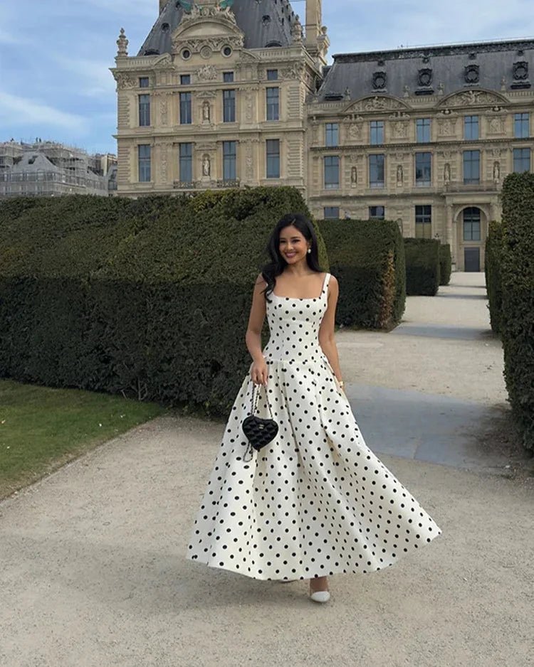 Robe midi à pois Martha