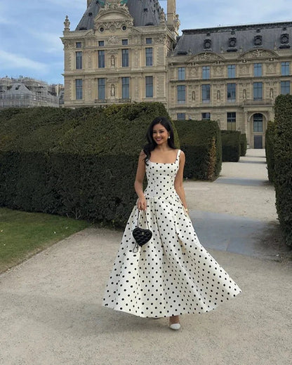 Robe midi à pois Martha