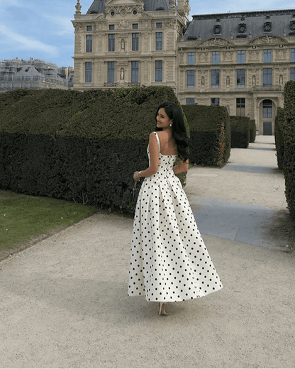 Robe midi à pois Martha