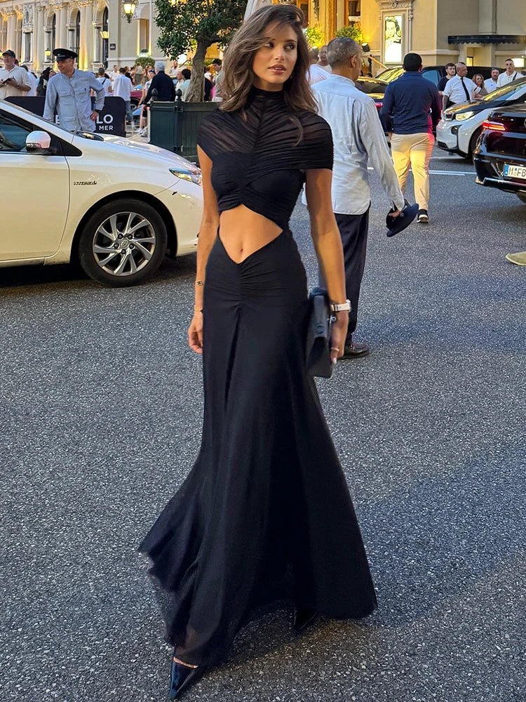 Cassidy Ruched Bodycon Maxi Dress