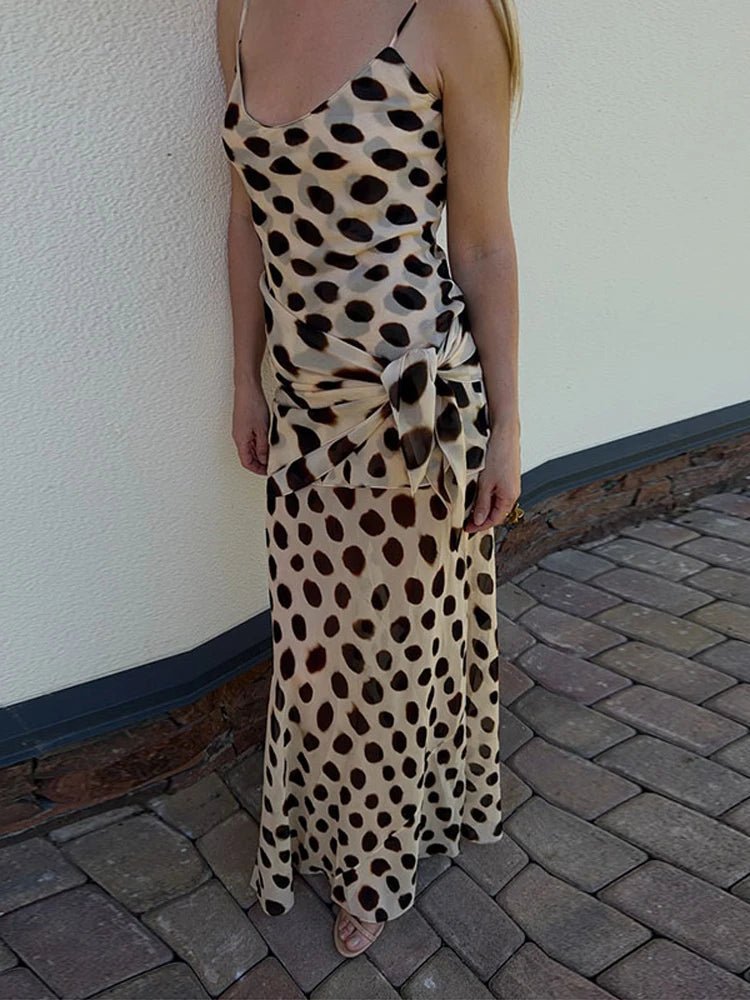 Robe nuisette imprimée Sophia