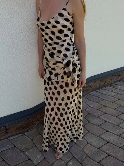 Robe nuisette imprimée Sophia