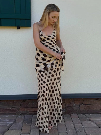 Robe nuisette imprimée Sophia