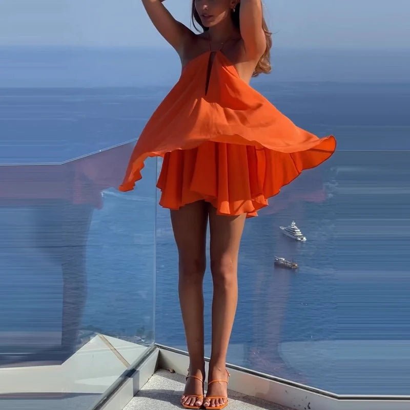 Robe courte Halter Harper