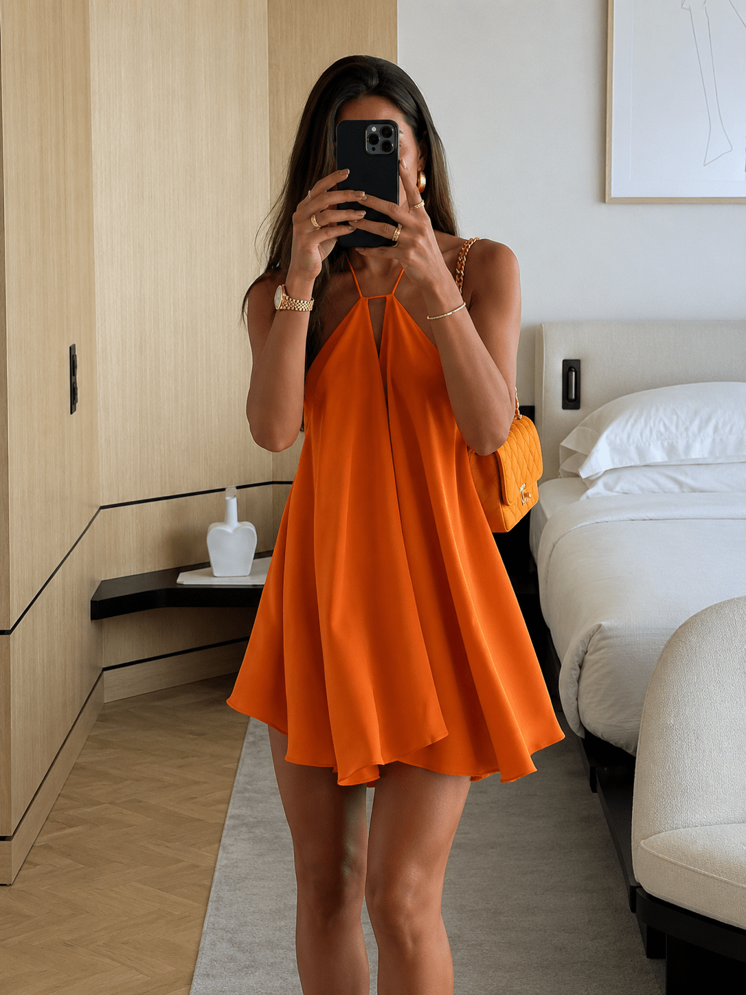 Robe courte Halter Harper