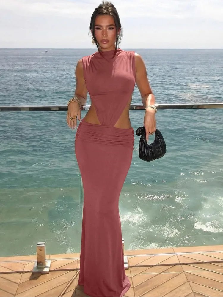 Matilda Cutout Robe Maxi Dos Nu