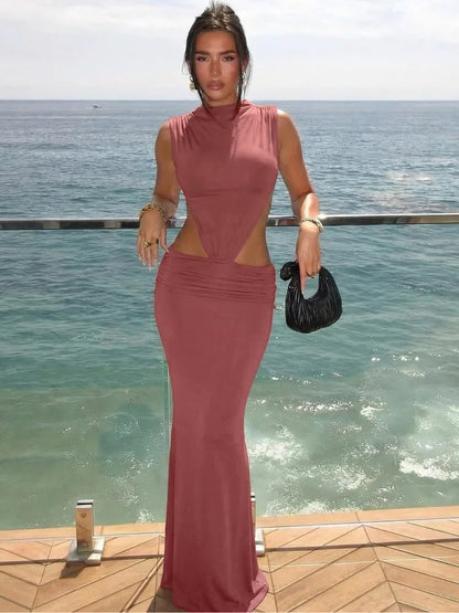 Matilda Cutout Robe Maxi Dos Nu