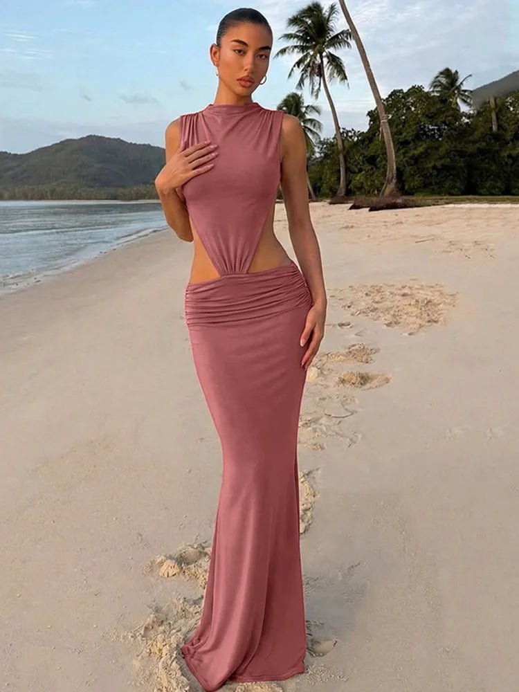 Matilda Cutout Robe Maxi Dos Nu