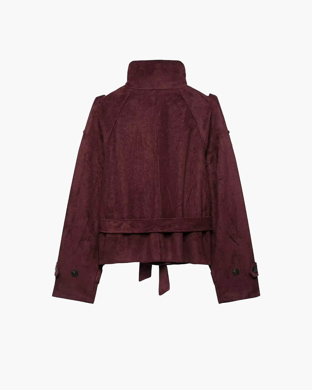 Veste Miriam col entonnoir en suède
